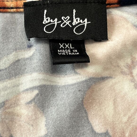 🔥 By & By Floral Faux Wrap High Low Dress XXL EUC! 🔥 - Picture 5 of 13